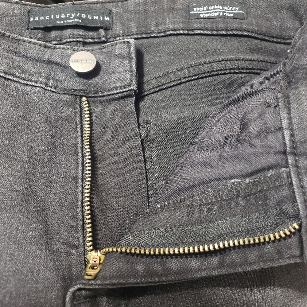 Sanctuary Denim NWT Sz 28 Social Ankle Skinny Jean - Picture 6 of 15